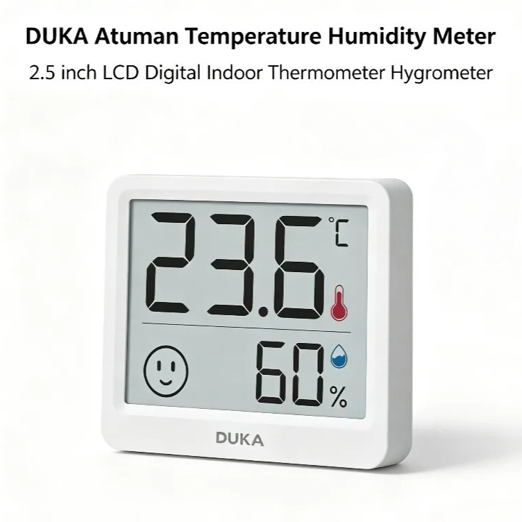 Weather Station Indoor - DUKA Atuman 2.5 inch LCD Electronic