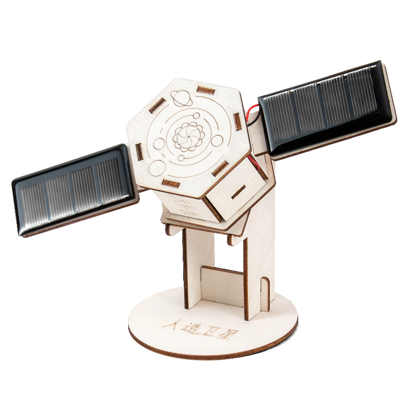 Science Nature - DIY Solar Satellite Artificial Assembly Kid