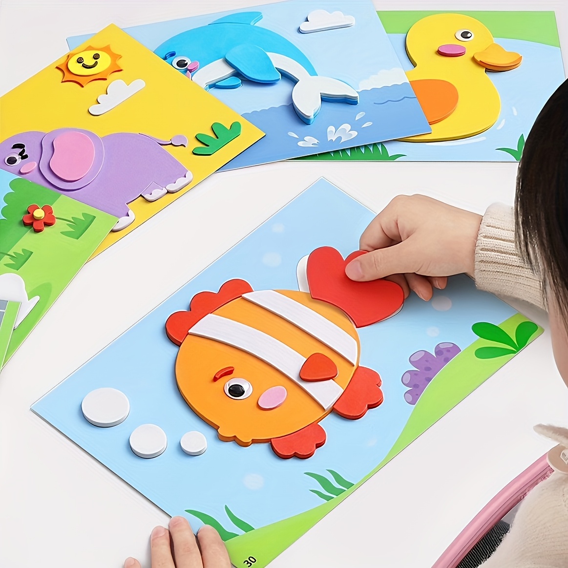 Science Project - 3D Stickers for Kids, Disposable, Handmade
