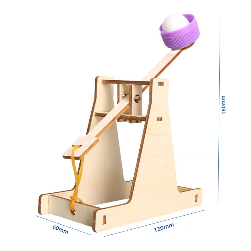 Science And Invention - Children's Puzzle Assembled Catapult Model Toy