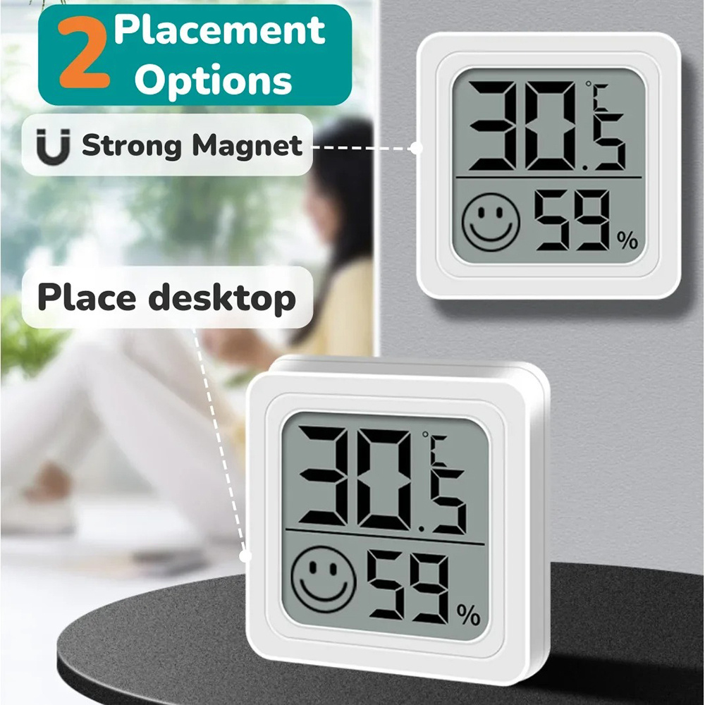 Portable LCD Digital Thermomet - Weather Station Indoor ulasan dan harga