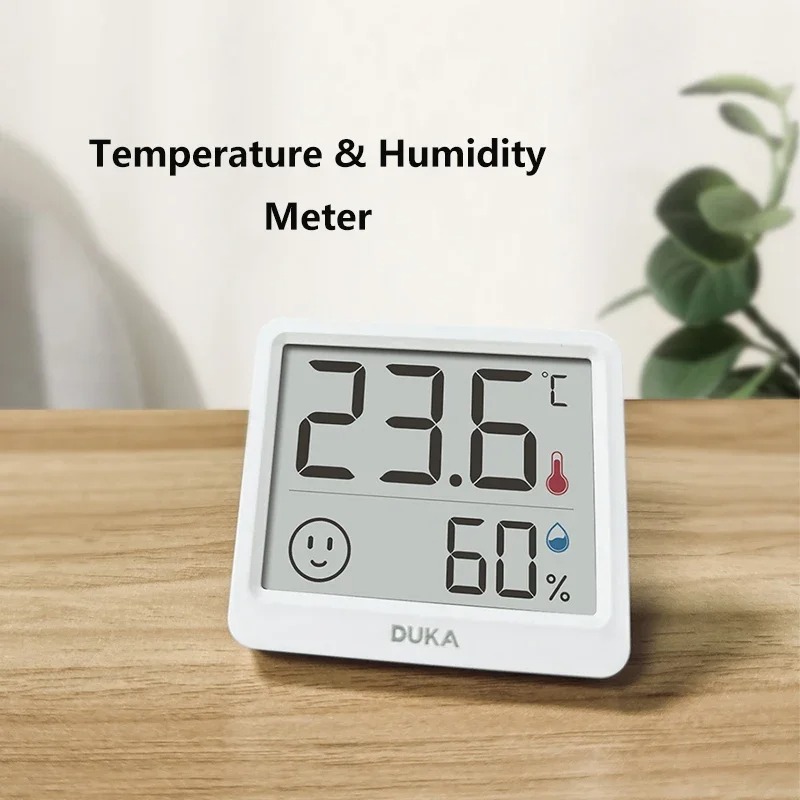 DUKA Atuman 2.5 inch LCD Elect - Weather Station Indoor ulasan dan harga