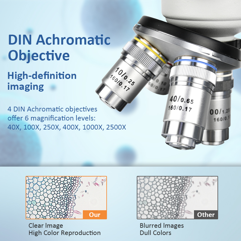 40X-2500X Professional Biologi - Microscope Compound 40X ulasan dan harga