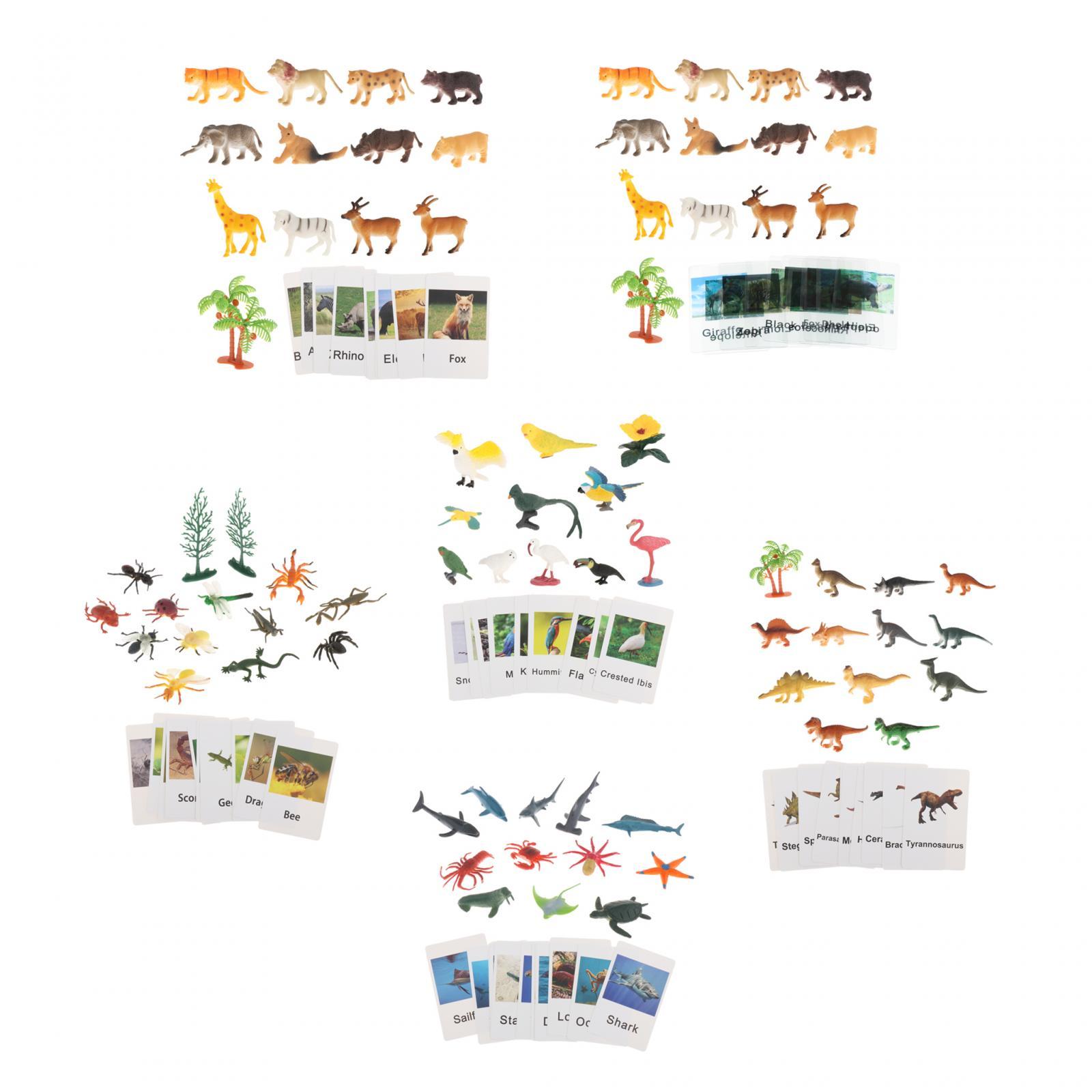 Montessori Animal Figures with - Science Nature ulasan dan harga