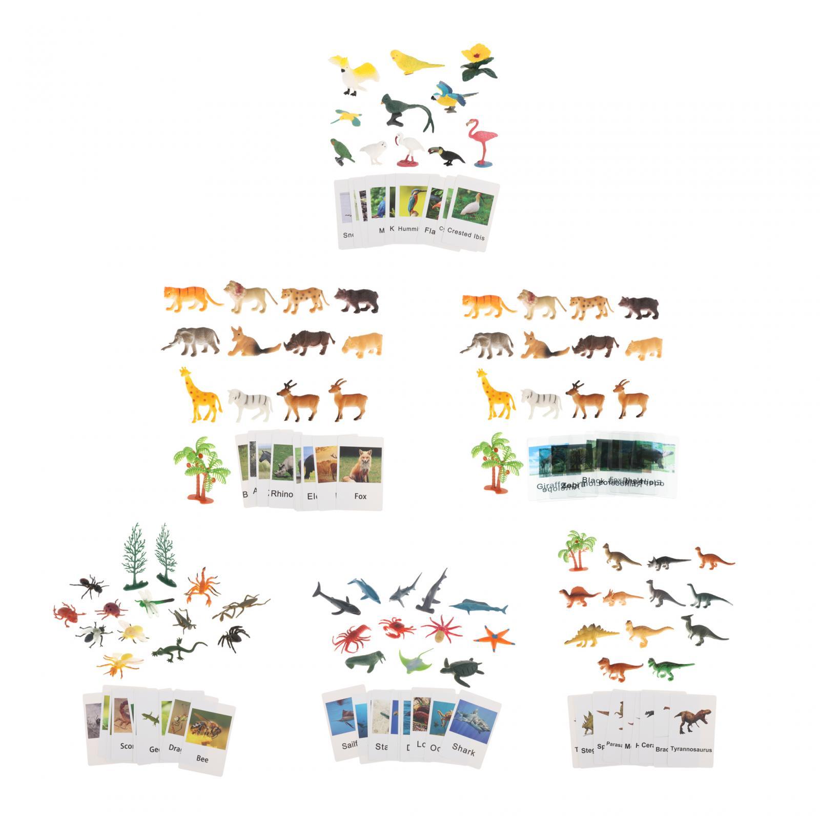 Montessori Animal Figures with - Science Nature ulasan dan harga