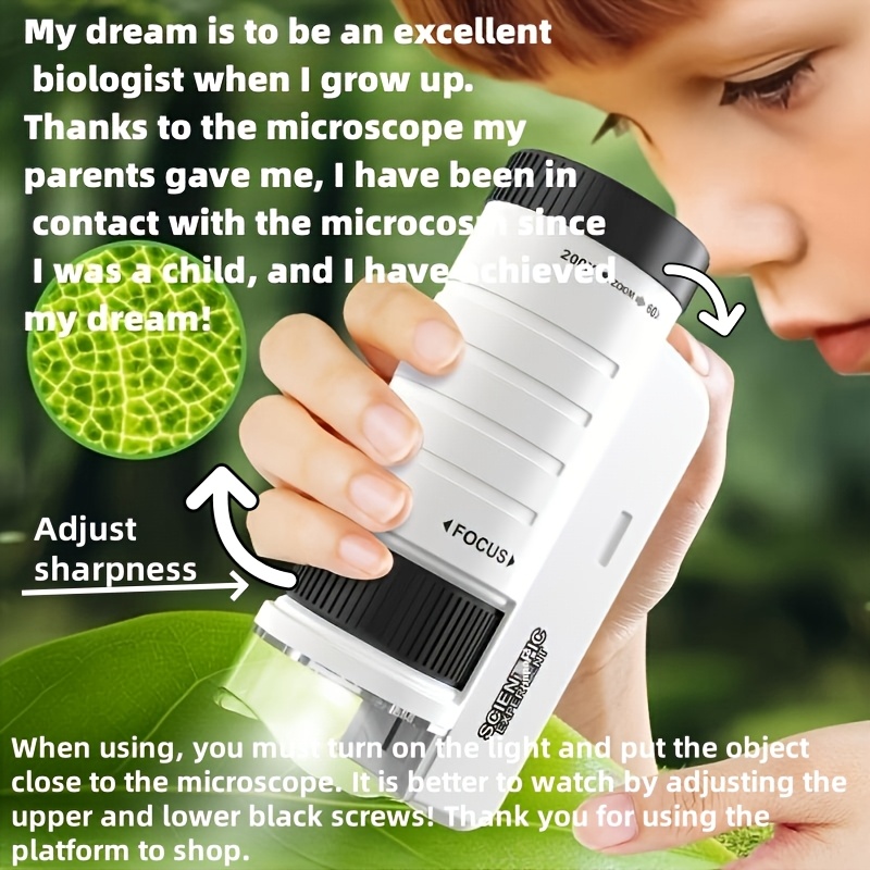 Handheld Microscope Kit Lab  H - Science Max ulasan dan harga