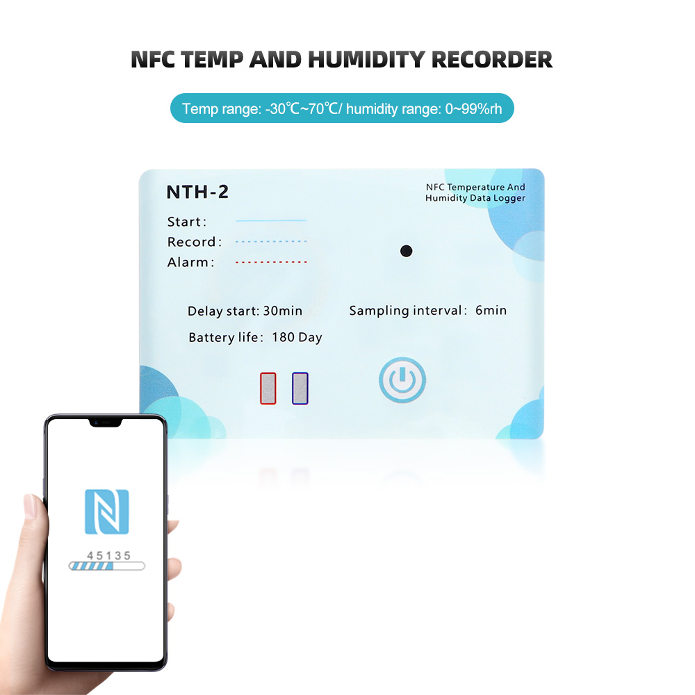 NFC Induction Temperature Logg - Weather Station Indoor ulasan dan harga