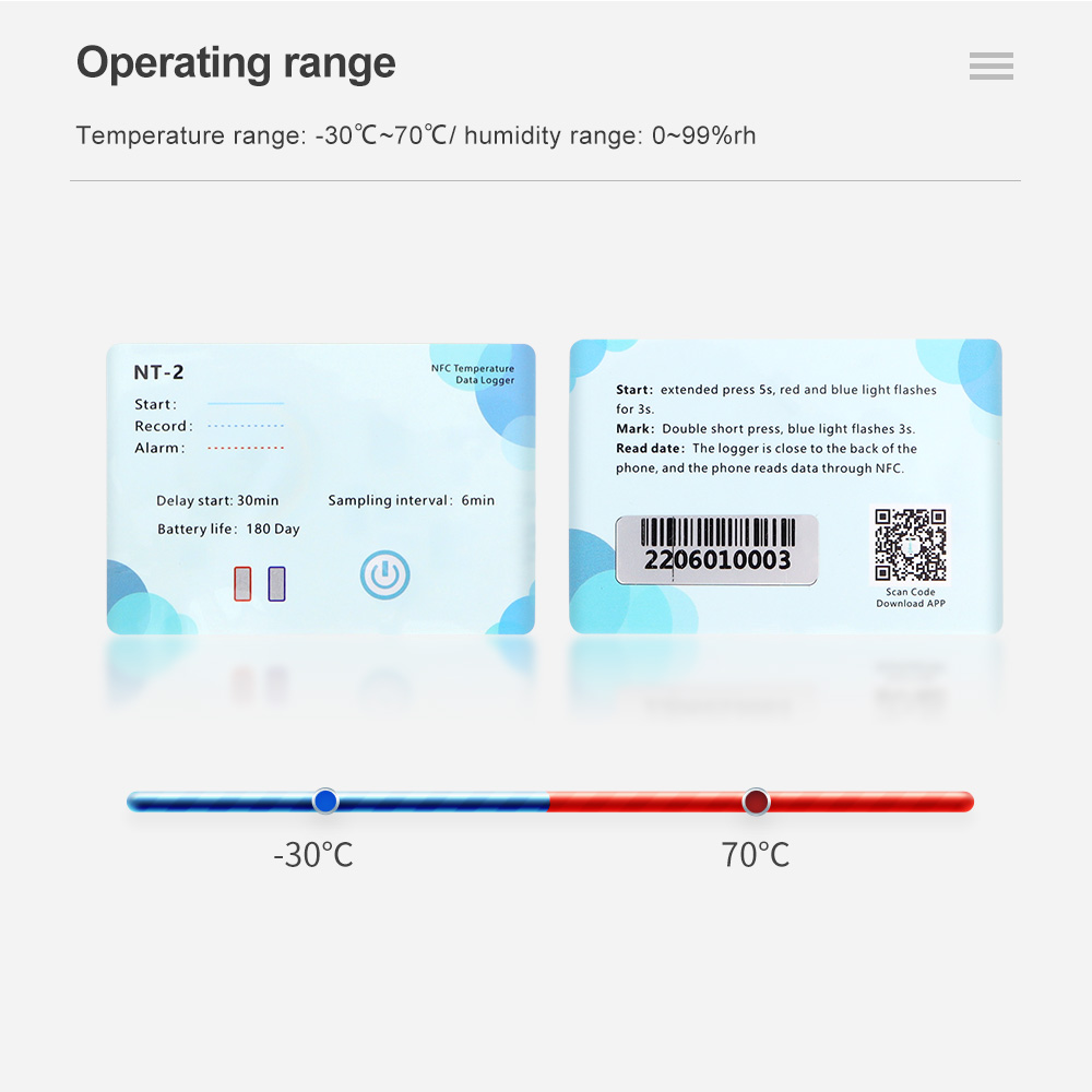 NFC Induction Temperature Logg - Weather Station Indoor ulasan dan harga