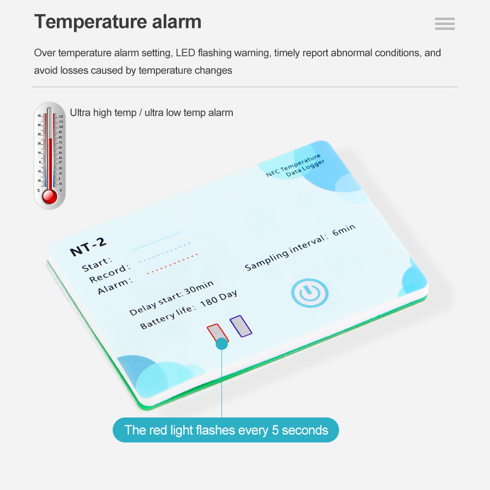 NFC Induction Temperature Logg - Weather Station Indoor ulasan dan harga