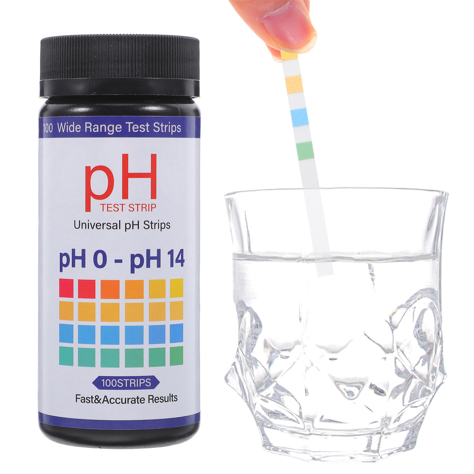 100Pcs PH Test Paper 0-14 Wide - Ph Strip Test ulasan dan harga