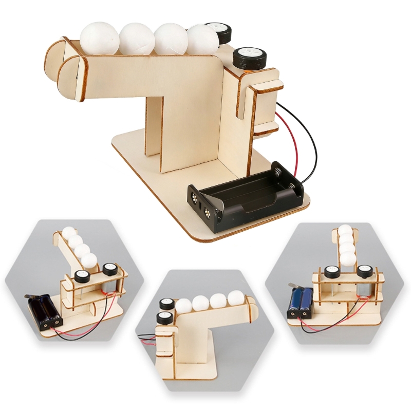 Wooden Automatic Ball Launchin - Science Project ulasan dan harga