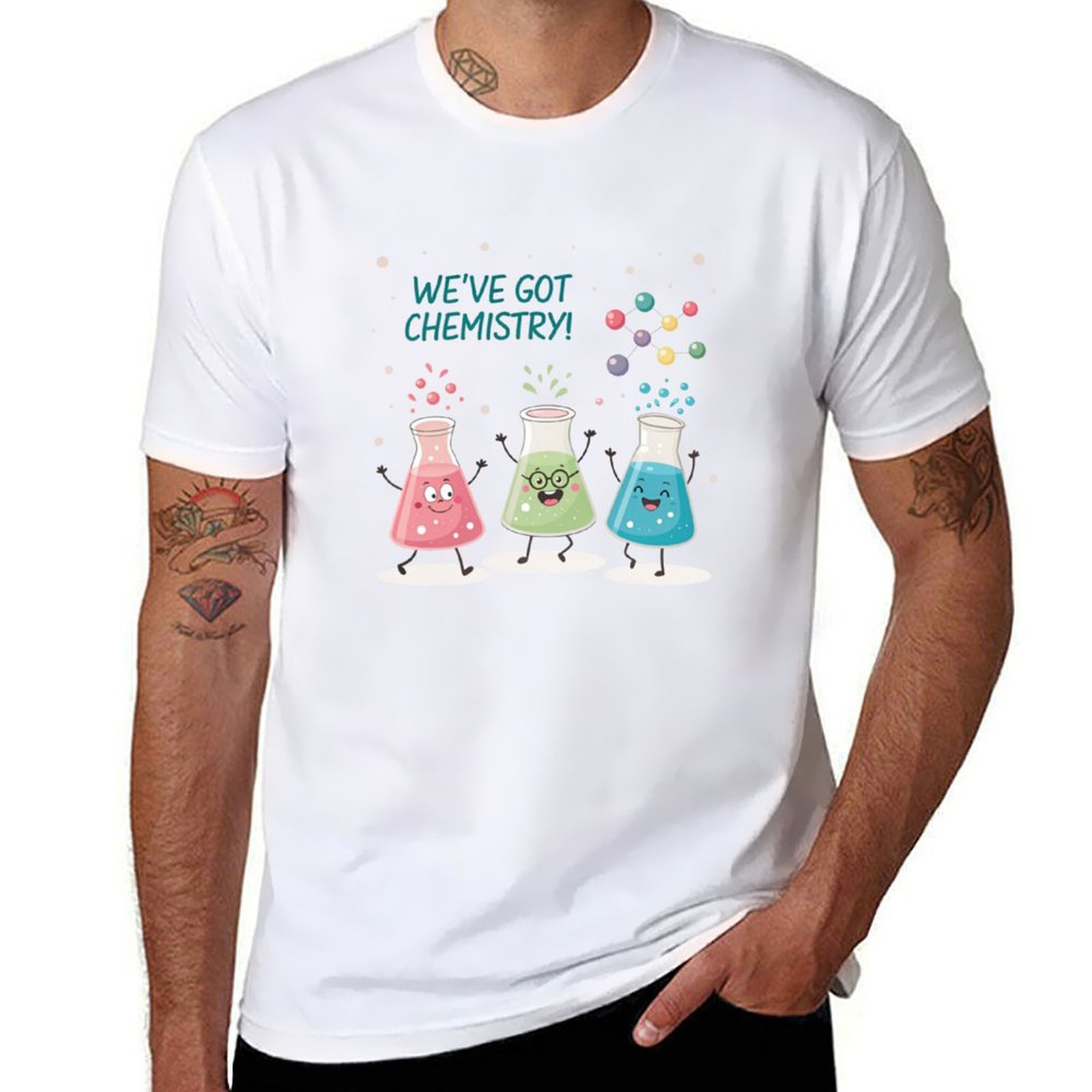 Science Beaker Buddies T-Shirt - Science Buddy ulasan dan harga