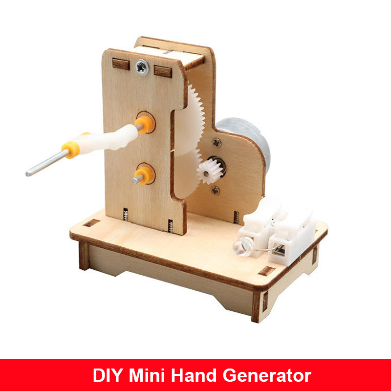 DIY Mini Hand Generator DIY Sc - Science Max ulasan dan harga