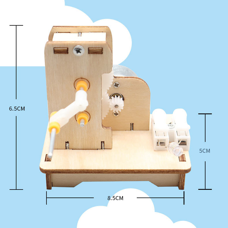 DIY Mini Hand Generator DIY Sc - Science Max ulasan dan harga