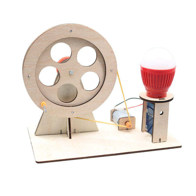 Mini DIY Hand Crank Generator  - Science Max ulasan dan harga