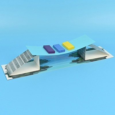 Paper bridge handmade DIY scie - Science And Invention ulasan dan harga