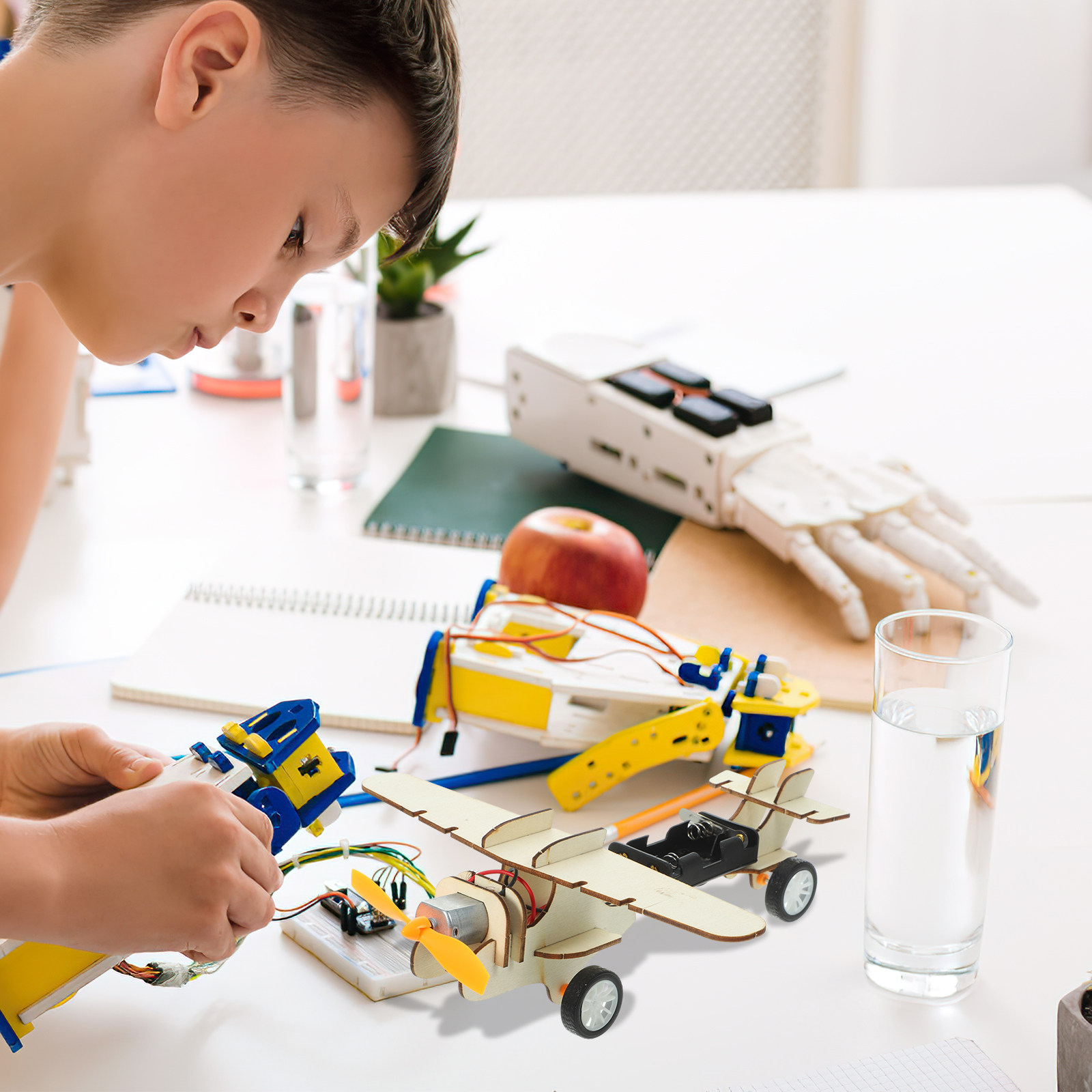 1Set Wooden Glider Plane DIY S - Science Project ulasan dan harga