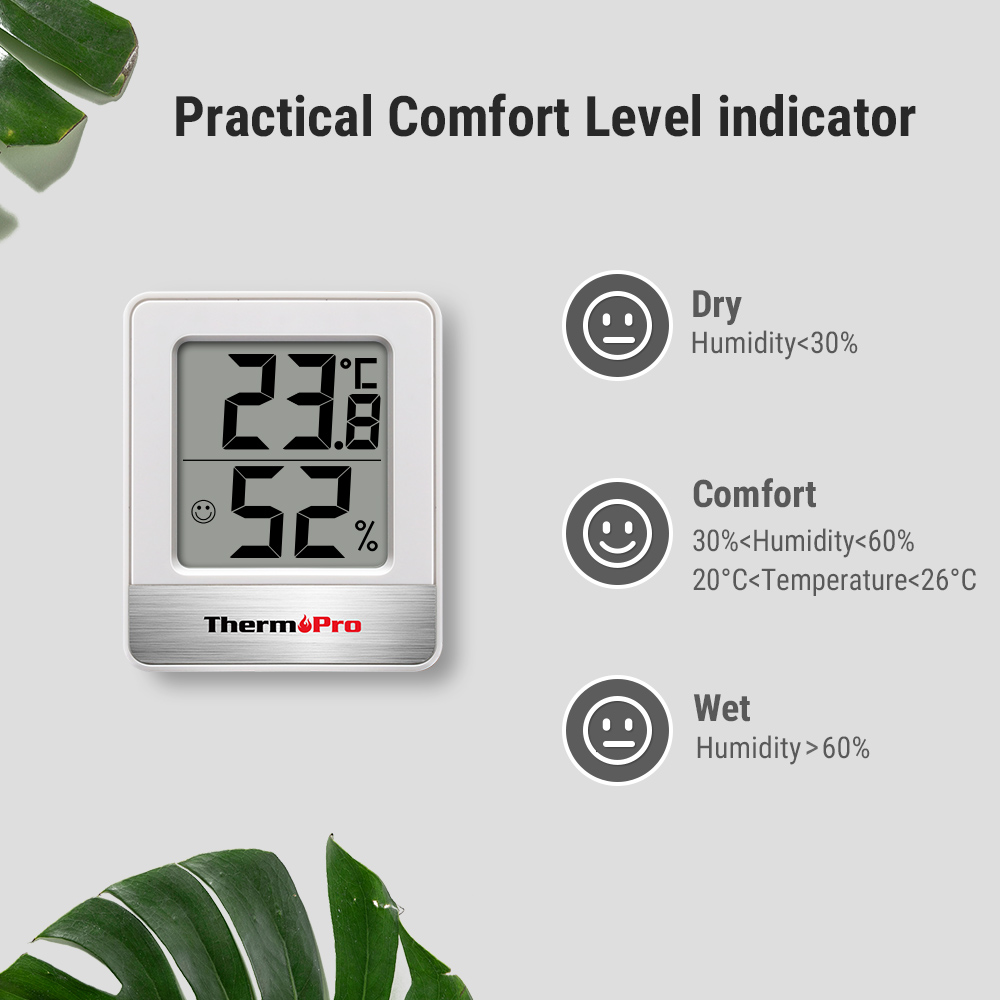 ThermoPro TP49 Mini Weather St - Weather Station Indoor ulasan dan harga