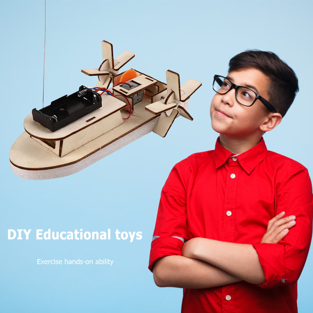 DIY Boat Model Science Toys Ki - Science Max ulasan dan harga