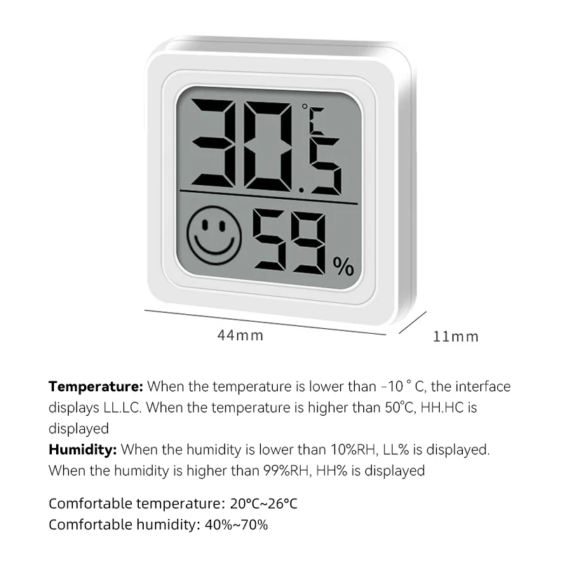 2025 New Mini LCD Digital Ther - Weather Station Indoor ulasan dan harga