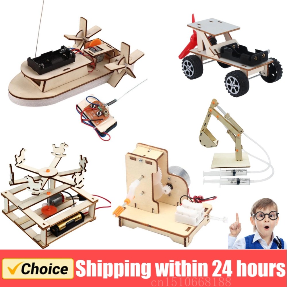 DIY Boat Model Science Toys Ki - Science Max ulasan dan harga