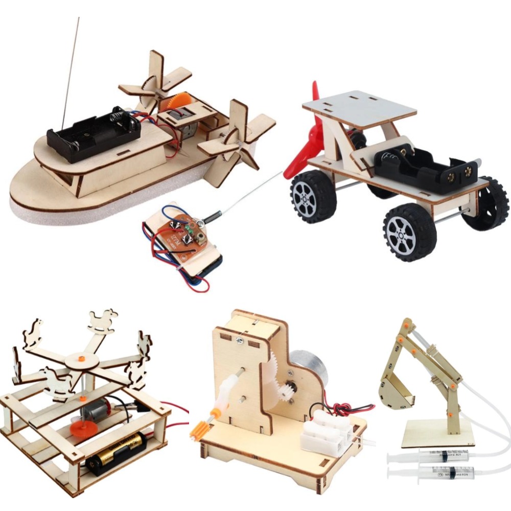 DIY Boat Model Science Toys Ki - Science Max ulasan dan harga
