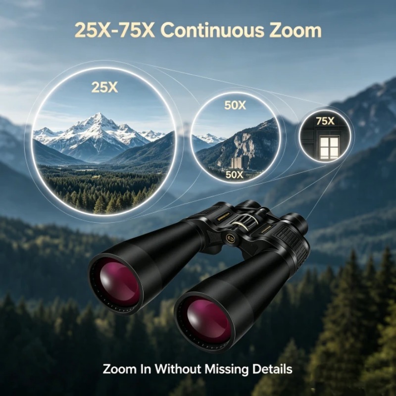 BORWOLF 25-75X70 Large Objecti - National Geographic Telescope 70Mm ulasan dan harga