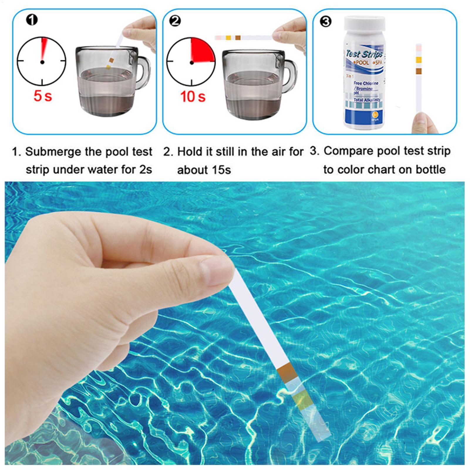 Chlorine PH Test Strips SPA Sw - Ph Strip Test ulasan dan harga
