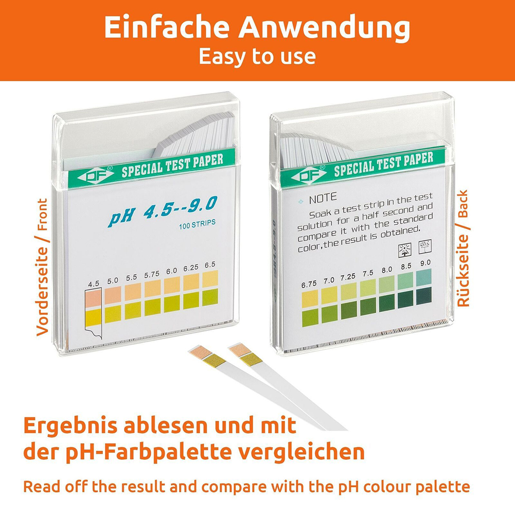 100Pcs PH Paper Strips Kit Hou - Ph Strip Test ulasan dan harga