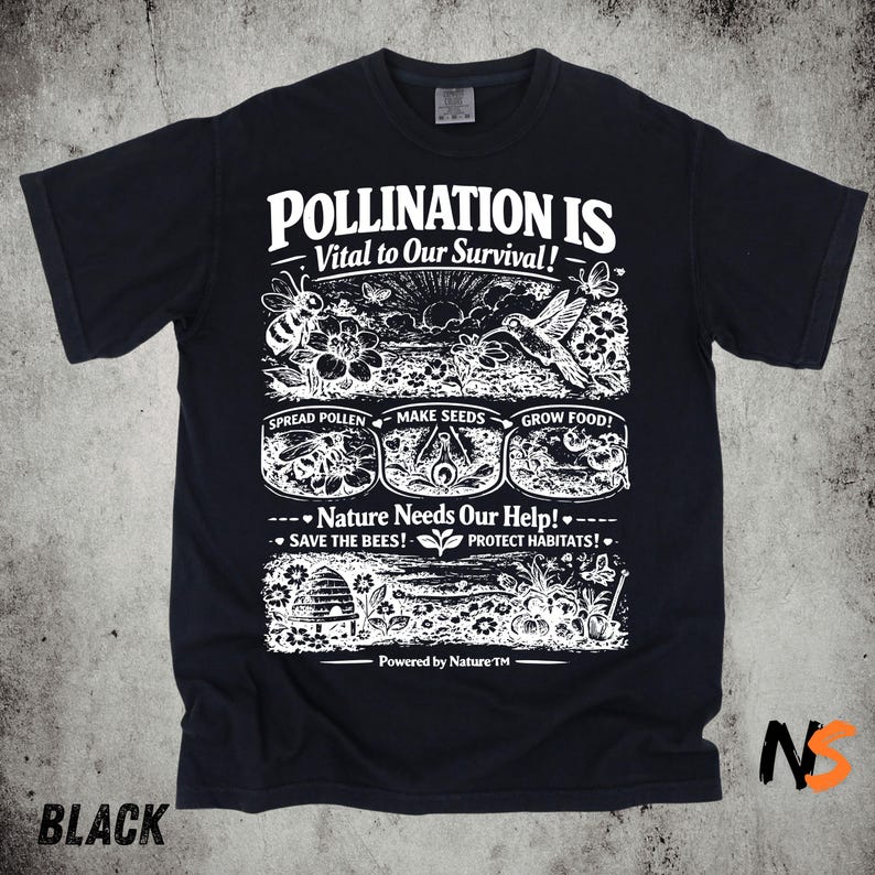 Bee Pollination Vintage Shirt, - Science Nature ulasan dan harga