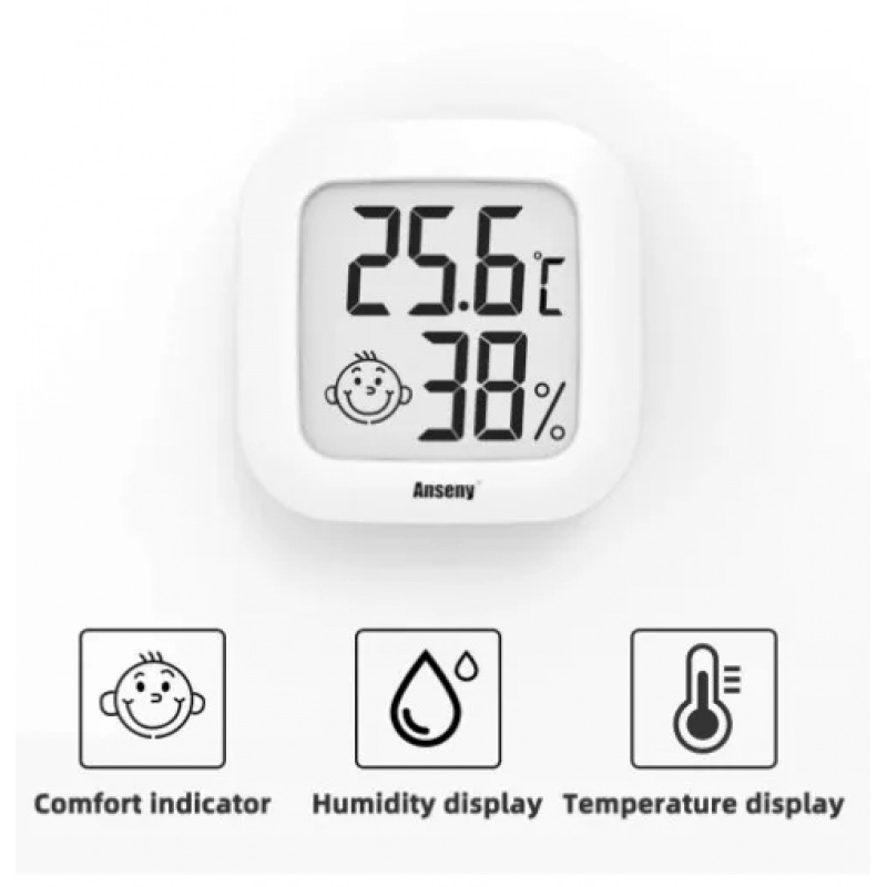 LCD Digital Thermometer Hygrom - Weather Station Indoor ulasan dan harga