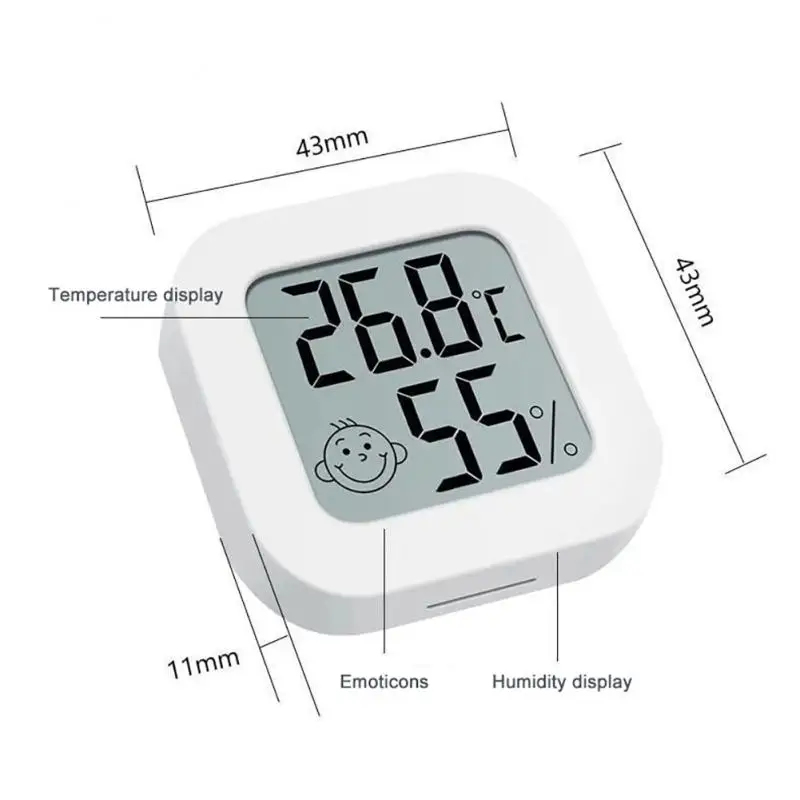 LCD Digital Thermometer Hygrom - Weather Station Indoor ulasan dan harga