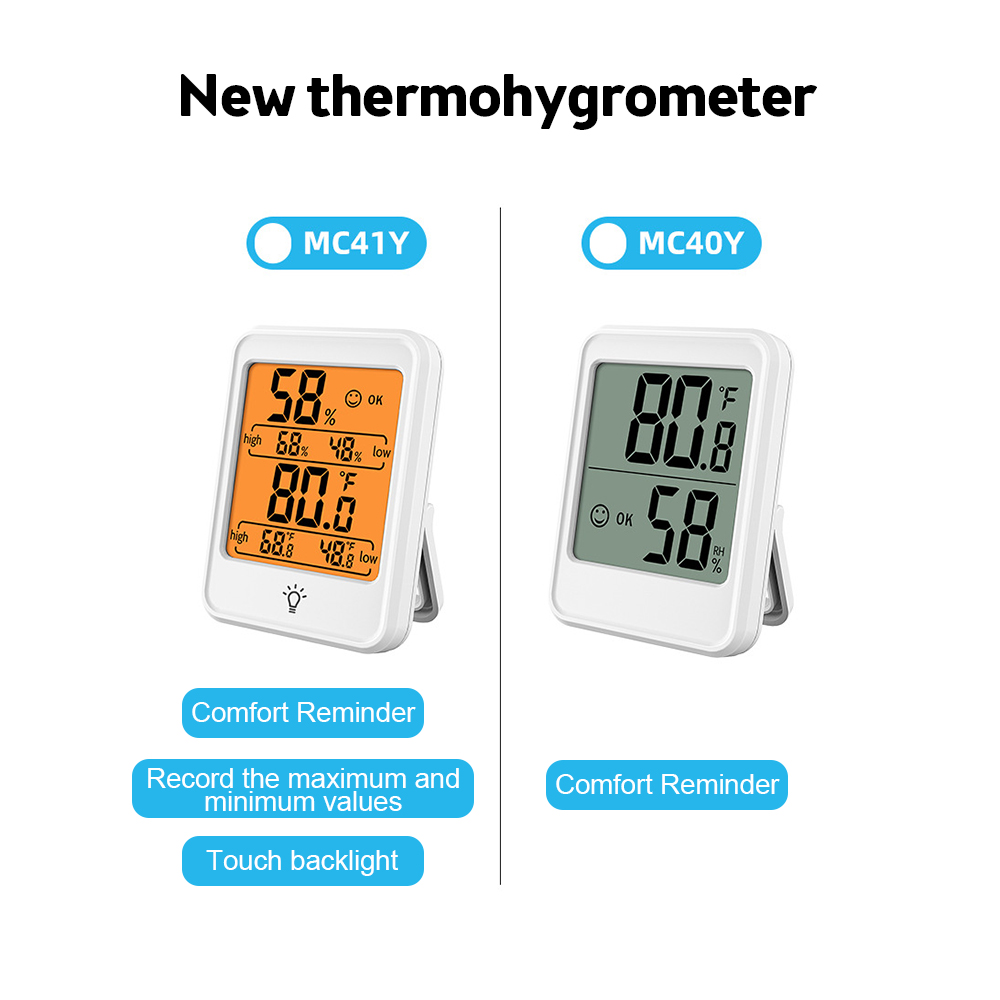 MC40 MC41 LCD Digital Thermo-H - Weather Station Indoor ulasan dan harga