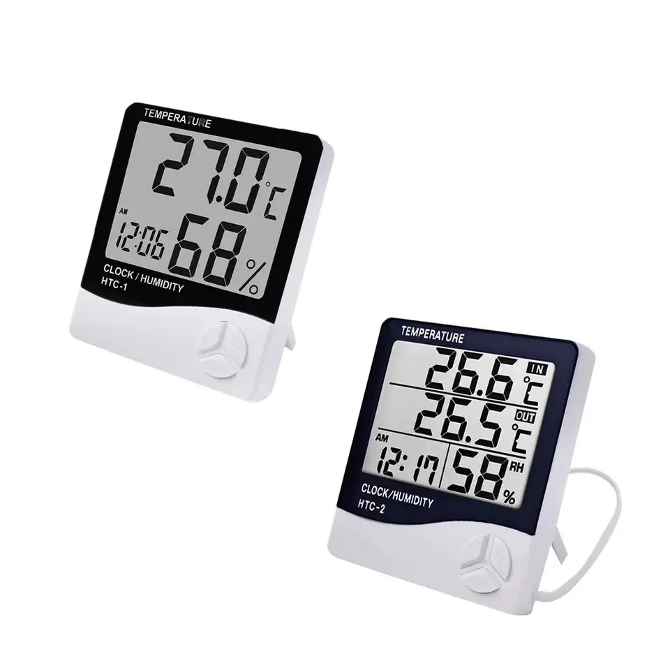 Indoor LCD Digital Thermometer - Weather Station Indoor ulasan dan harga