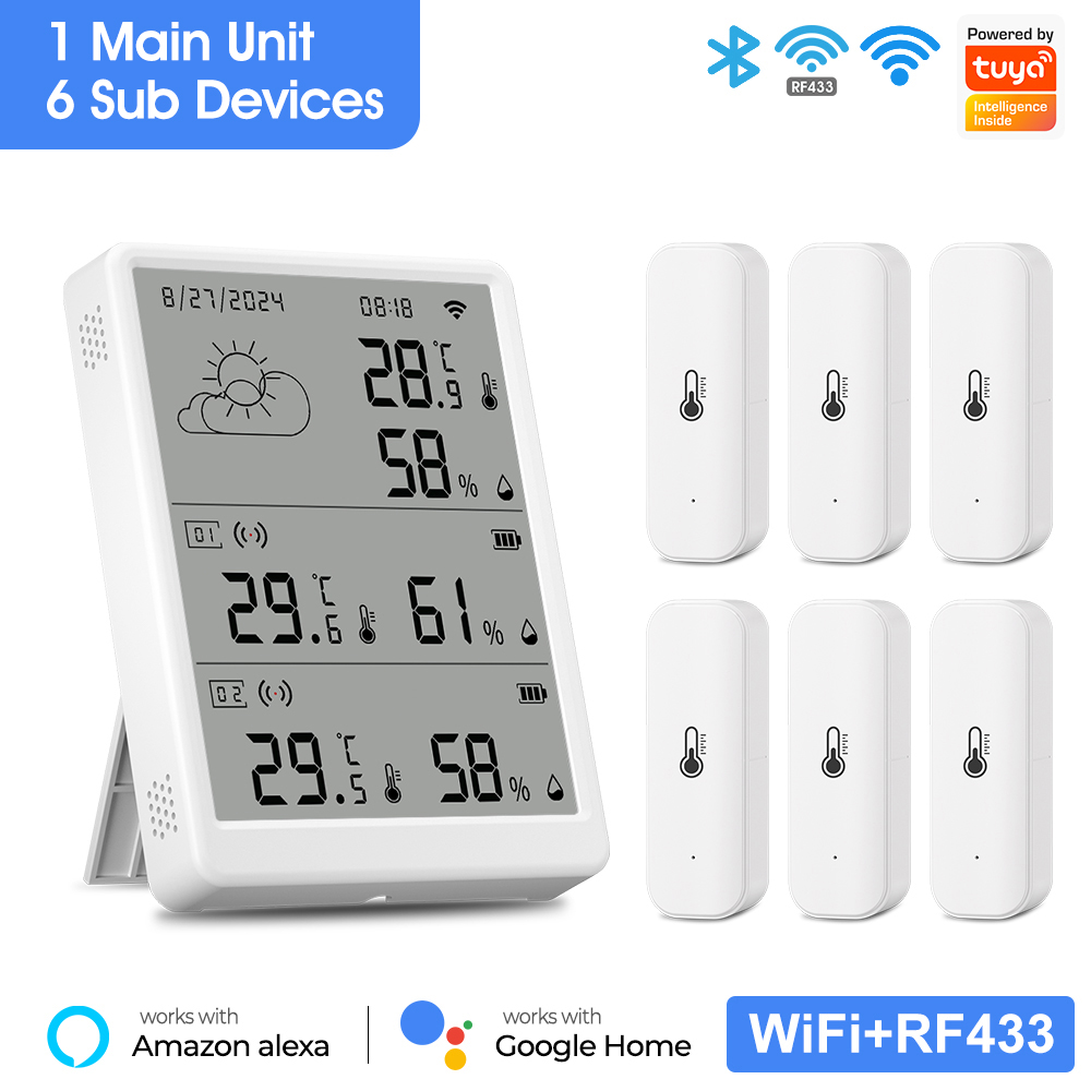 SMATRUL Tuya WiFi High Precisi - Weather Station Indoor ulasan dan harga