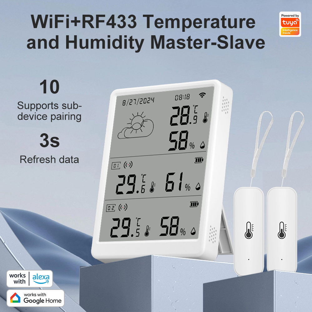 SMATRUL Tuya WiFi High Precisi - Weather Station Indoor ulasan dan harga