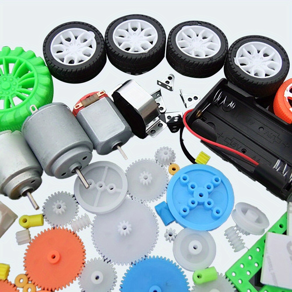 112pcs DC Motor Kit Electric M - Science Project ulasan dan harga