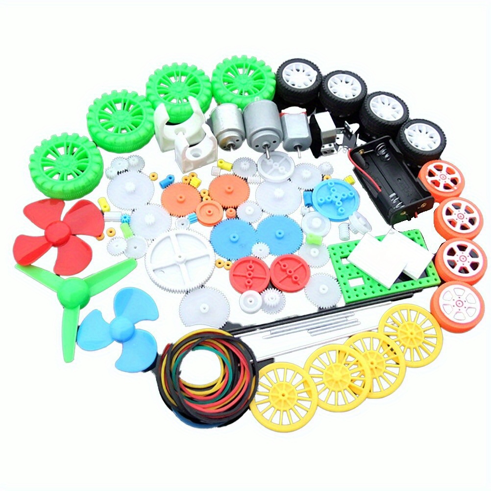 112pcs DC Motor Kit Electric M - Science Project ulasan dan harga