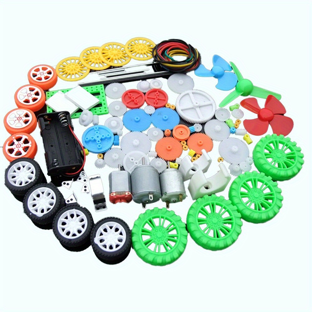 112pcs DC Motor Kit Electric M - Science Project ulasan dan harga