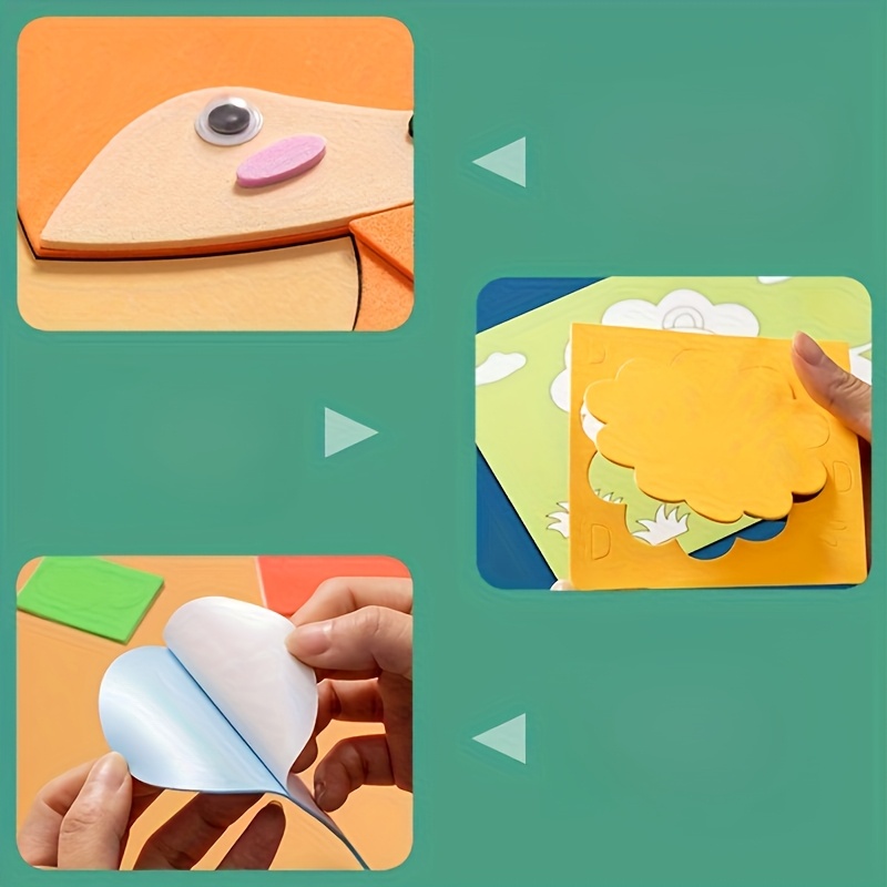 3D Stickers for Kids, Disposab - Science Project ulasan dan harga