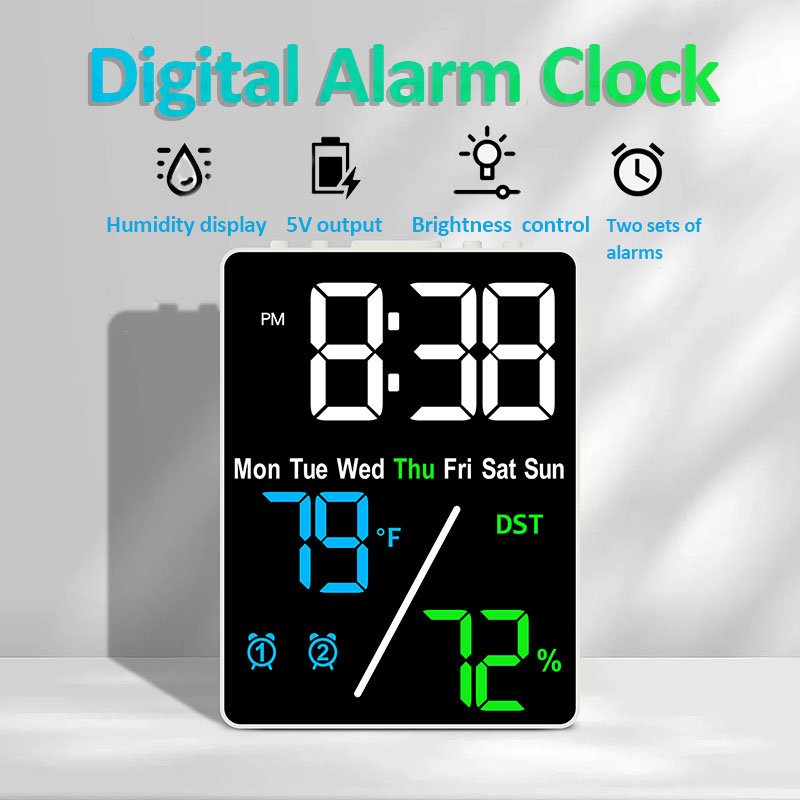 Multifunctional Large Screen D - Weather Station Indoor ulasan dan harga